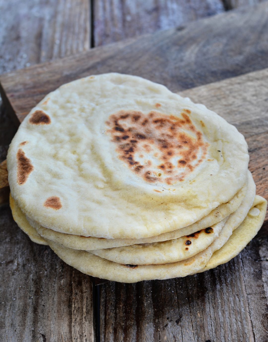 Pain pita maison à la poêle