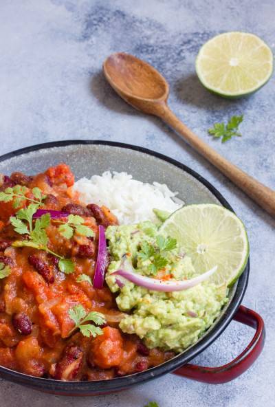Chili sin carne de Délia Chili sin carne de Délia