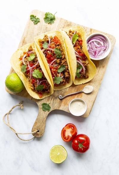Tacos au haché végan Tacos au haché végan