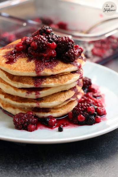 Pancakes express aux fruits rouges