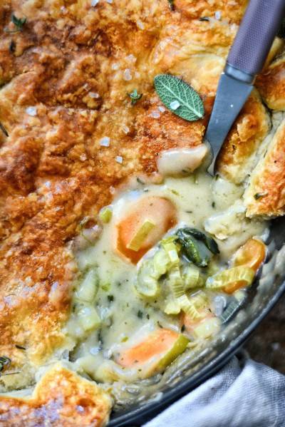 Tourte crémeuse aux légumes d'hiver Tourte crémeuse aux légumes d'hiver