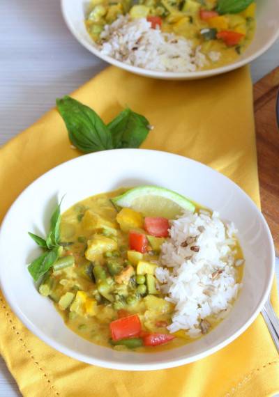Curry de légumes d'été Curry de légumes d'été