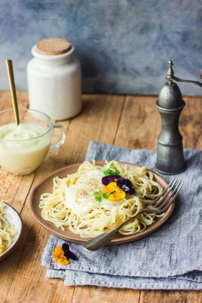 Sauce alfredo végane Sauce alfredo végane