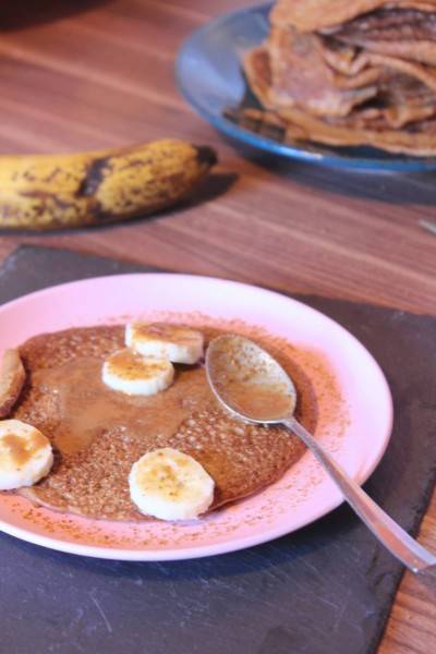 Pancakes végans sans gluten Pancakes végans sans gluten