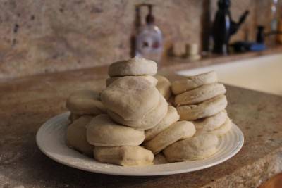Petits pains végans façon muffins anglais