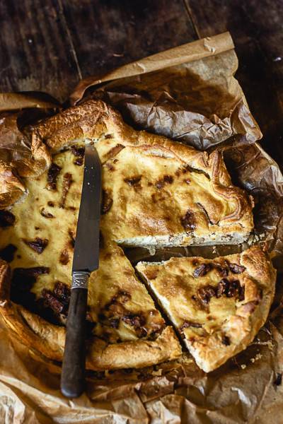 Quiche lorraine au tofu soyeux Quiche lorraine au tofu soyeux