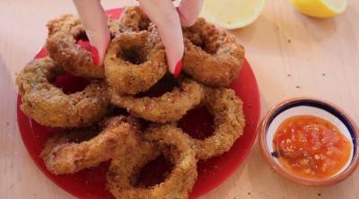 Champignons frits façon calamar