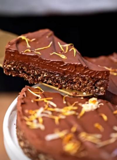 Gâteau au chocolat sans cuisson
