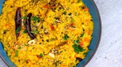 Curry khichadi de lentilles et riz