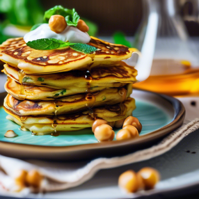 Pancakes Croquants au Pois Chiche et Épices du Maghreb Pancakes Croquants au Pois Chiche et Épices du Maghreb