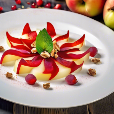 Carpaccio de Fruits d'Automne à la Russe Carpaccio de Fruits d'Automne à la Russe