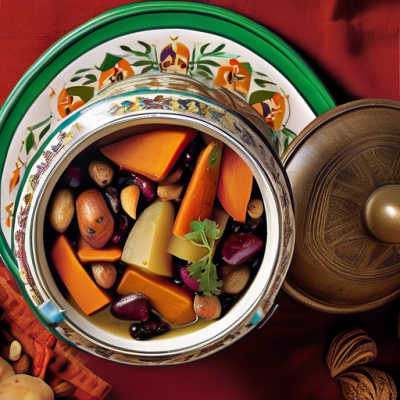 Tajine de Noël aux Légumes d'Hiver Tajine de Noël aux Légumes d'Hiver
