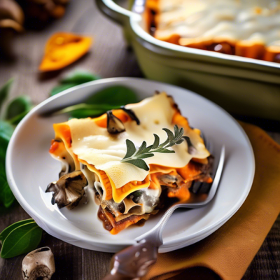 Lasagnes d'Automne aux Champignons et Courge Butternut