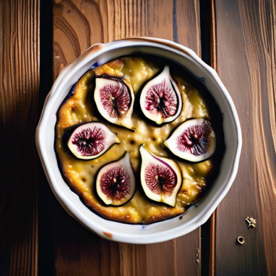 Clafoutis Sucré-Salé aux Figues et Roquefort Clafoutis Sucré-Salé aux Figues et Roquefort