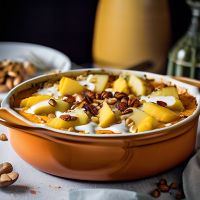 Gratin Exotique de Patates Douces et Ananas Gratin Exotique de Patates Douces et Ananas