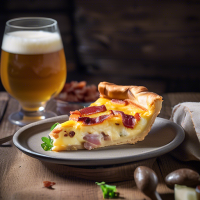 Quiche Lorraine Croustillante à la Belge Quiche Lorraine Croustillante à la Belge