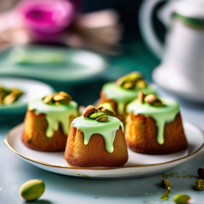 Financiers Glacés à la Pistache pour l'Épiphanie Financiers Glacés à la Pistache pour l'Épiphanie