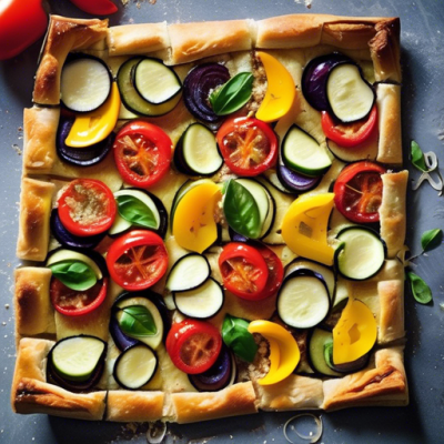 Tarte Fine aux Légumes d'Été à l'Italienne Tarte Fine aux Légumes d'Été à l'Italienne