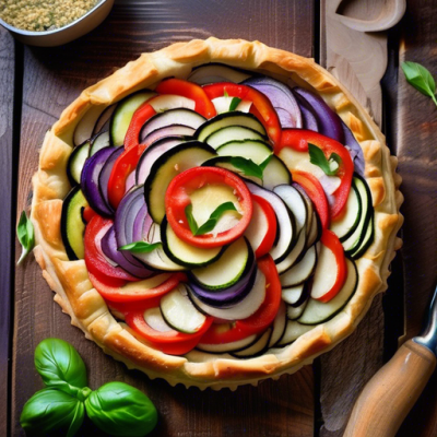 Tarte Fine aux Légumes d'Italie Tarte Fine aux Légumes d'Italie