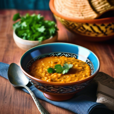 Dahl de Lentilles Corail à l'Indienne pour le Thé