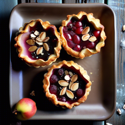 Tartelettes aux Amandes et Fruits d'Hiver Tartelettes aux Amandes et Fruits d'Hiver
