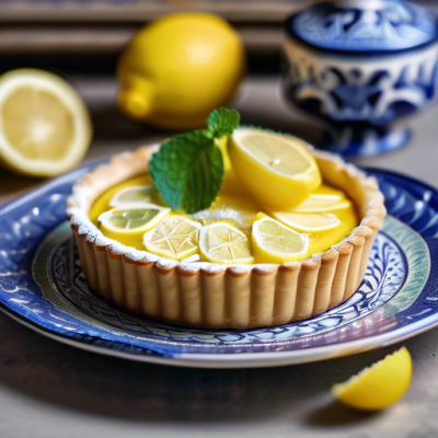 Tarte au Citron Fondante du Maroc