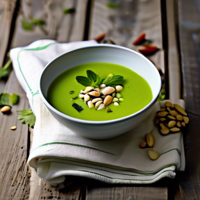 Velouté Froid de Concombre et Menthe du Liban Velouté Froid de Concombre et Menthe du Liban
