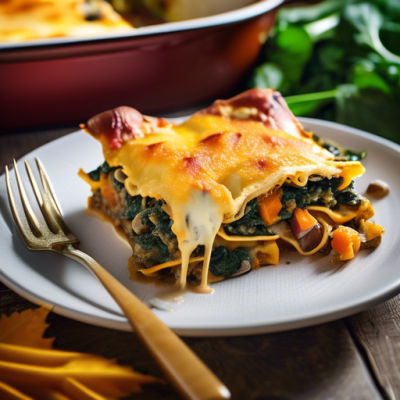 Lasagnes de légumes d'automne aux lentilles Lasagnes de légumes d'automne aux lentilles