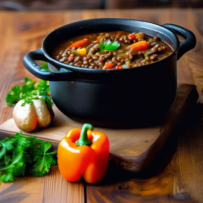 Carbonnade de Lentilles à la Portugaise