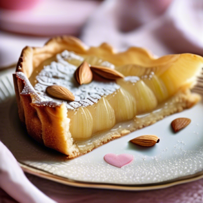 Tarte Amandine aux Poires Aigre-Douce pour la Saint-Valentin Tarte Amandine aux Poires Aigre-Douce pour la Saint-Valentin