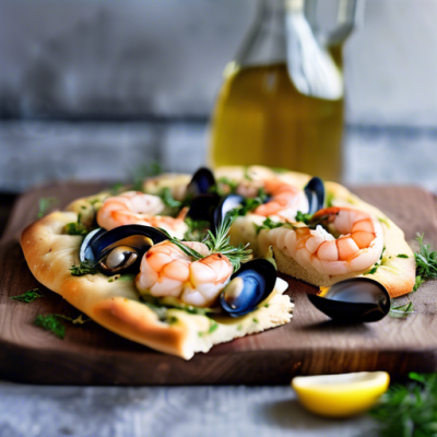 Focaccia aux Fruits de Mer de La Réunion Focaccia aux Fruits de Mer de La Réunion