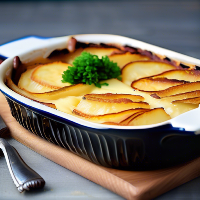 Gratin Dauphinois à la Belge aux Accents Sucrés-Salés