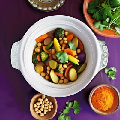 Tajine de légumes croquants à l'indienne