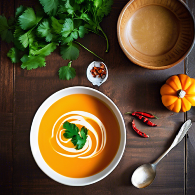 Velouté de Courge à la Thaïlandaise