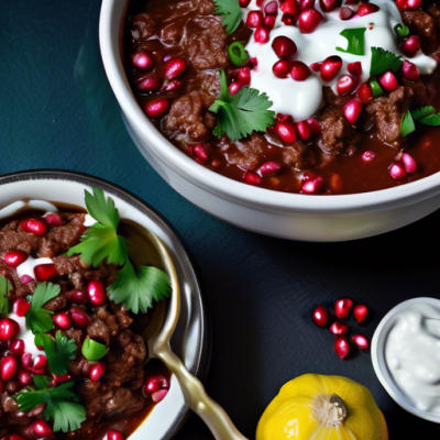 Chili Libanais au Caramel de Grenade