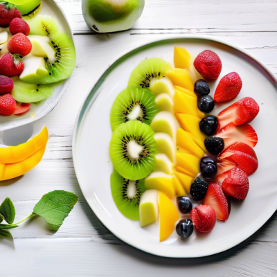 Carpaccio de Fruits Printanier au Sirop de Fleur de Sureau