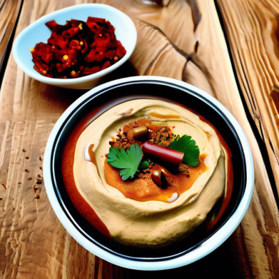 Houmous au Caramel de Sésame et Épices Indiennes