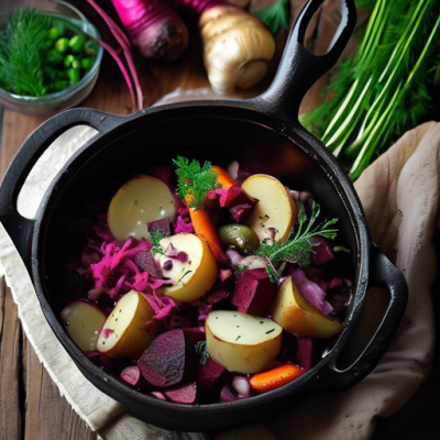 Cocotte de Légumes d'Automne à la Polonaise Cocotte de Légumes d'Automne à la Polonaise