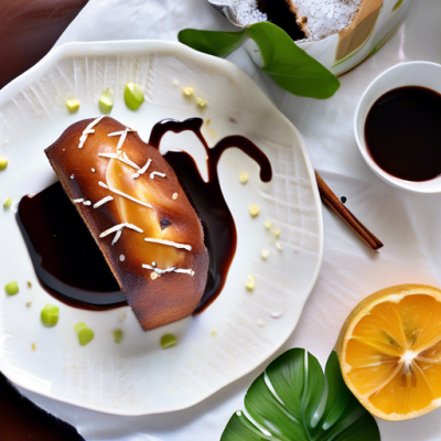 Brioche Moelleuse à la Sauce Chocolat des Antilles