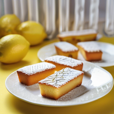 Financiers Croustillants au Citron d'Italie