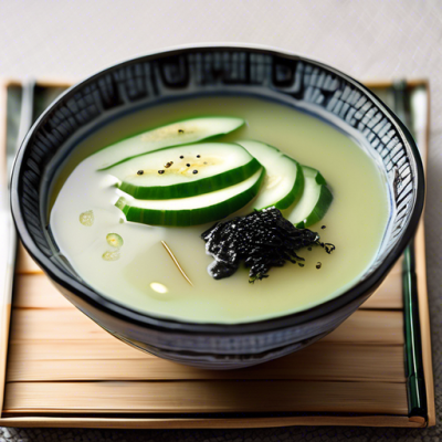 Soupe Froide de Concombre à la Japonaise