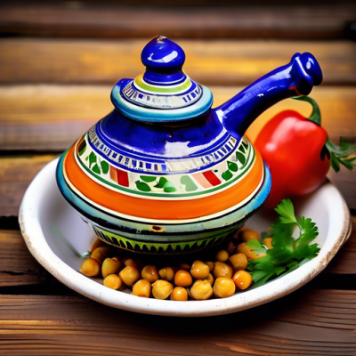 Tajine de Pois Chiches à la Tunisienne en Cocotte Basse Température