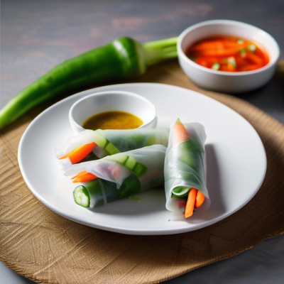 Rouleaux de Printemps Fondants au Micro-ondes