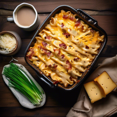 Gratin de Pâtes Irlandais Onctueux au Cheddar et Stout Gratin de Pâtes Irlandais Onctueux au Cheddar et Stout
