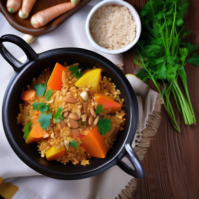 Tajine de Boulgour aux Légumes d'Hiver Fondants
