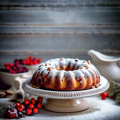 Kouglof Croquant aux Fruits Rouges d'Hiver Kouglof Croquant aux Fruits Rouges d'Hiver