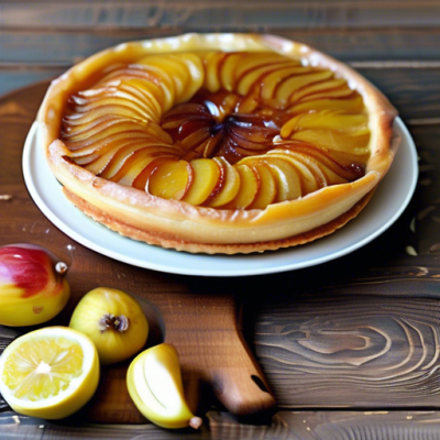 Tarte Tatin Crémeuse au Citron du Maroc