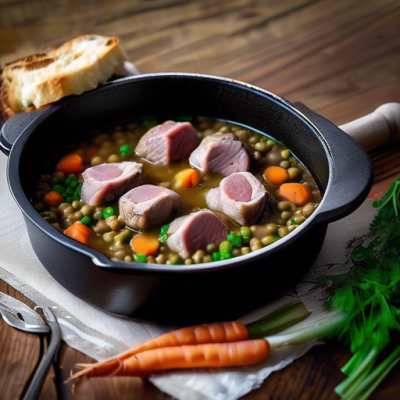 Paupiettes de veau aux lentilles d'hiver