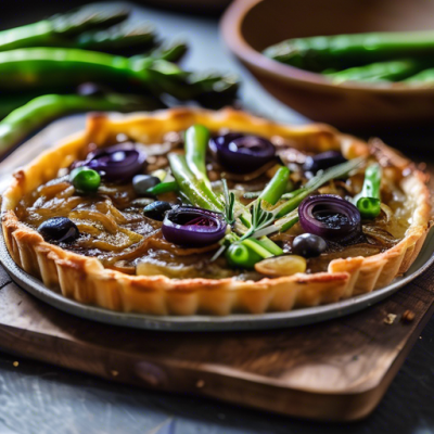 Pissaladière Printanière au Chutney de Figues