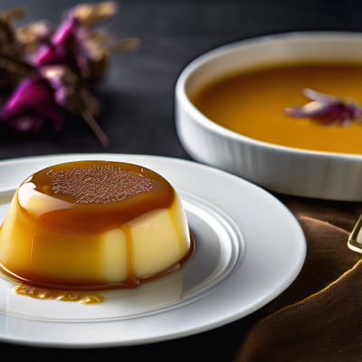 Flan Onctueux à la Cardamome et Safran